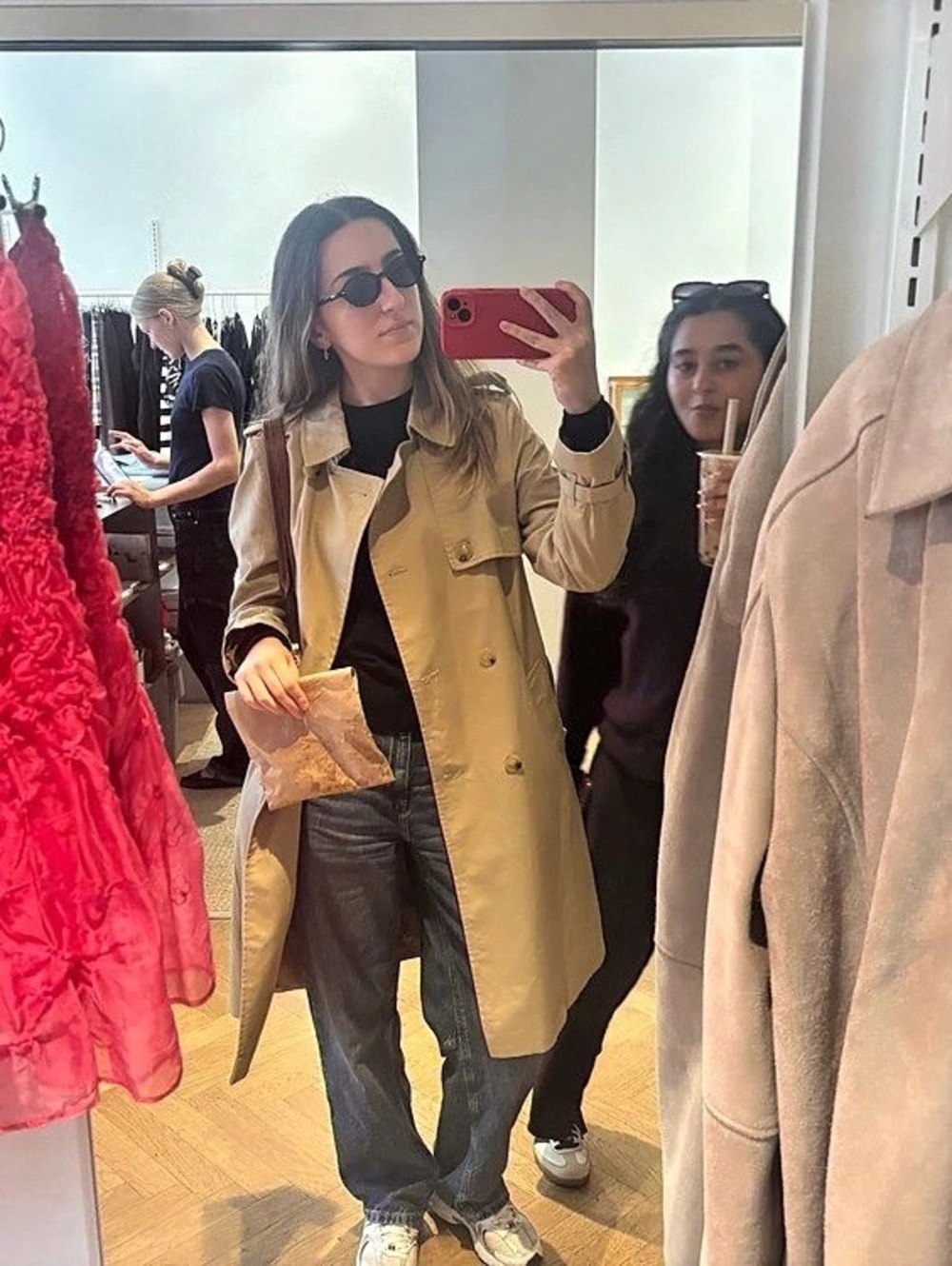 Beige Trench Coat Like New